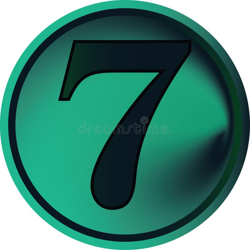 Numeral button-seven