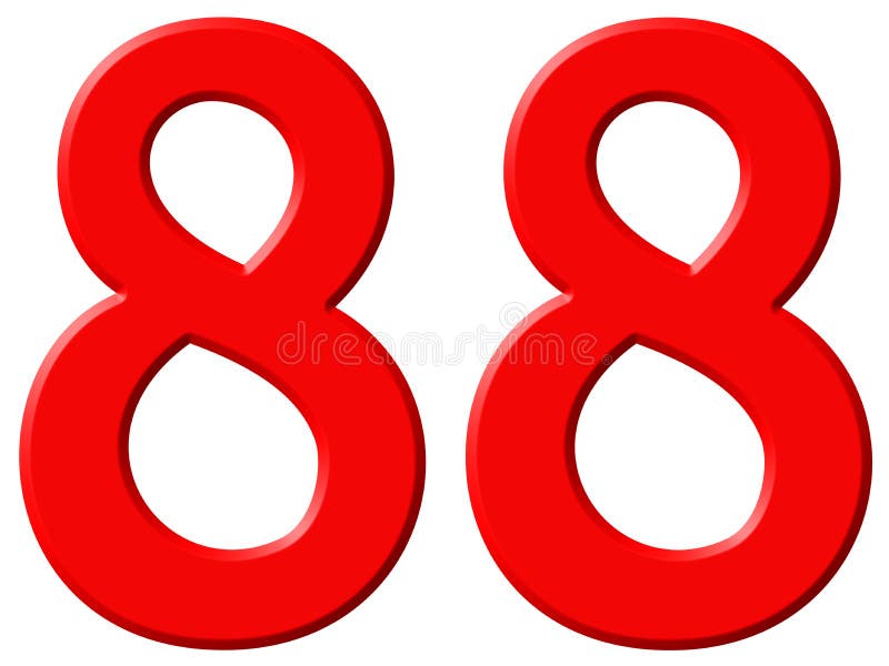 Numeral 88 Stock Illustrations – 52 Numeral 88 Stock Illustrations