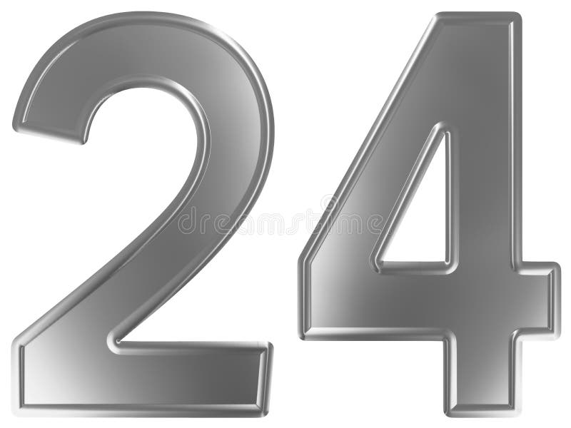 Number 24 Stock Illustration 383476621