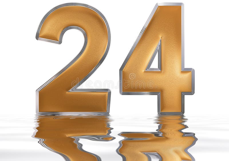 Number 24 Stock Illustration 315689666