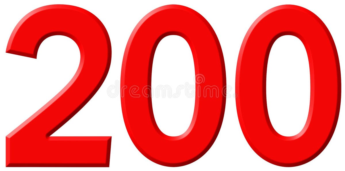 Numeral 200 Stock Illustrations 105 Numeral 200 Stock Illustrations