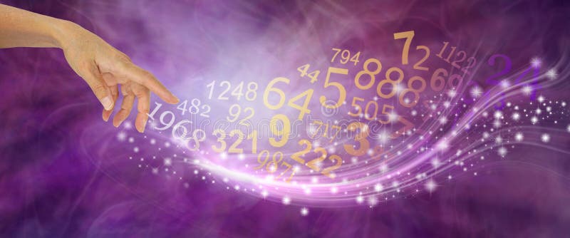 Numerology is veel meer dan enkel AANTALLEN stock foto Numerology is veel meer dan enkel AANTALLEN stock foto