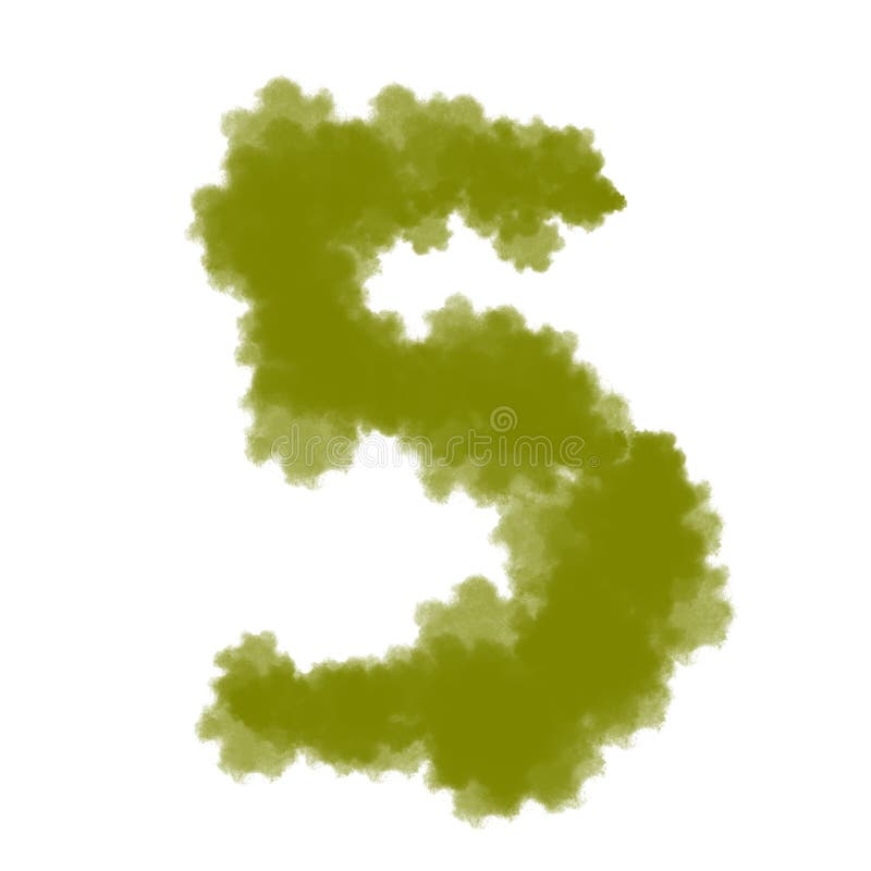 Numéro de forêt vert 5 illustration de vecteur