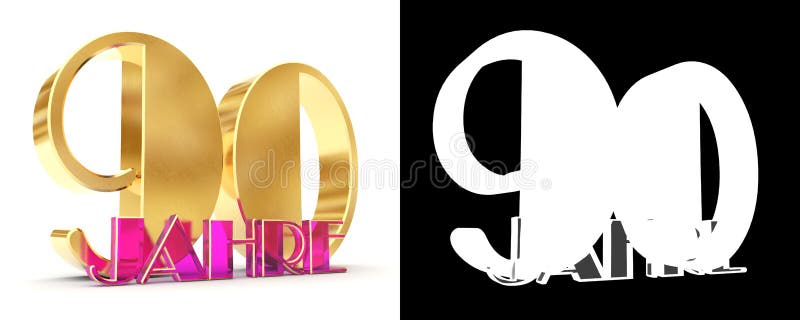 Numéro quatre-vingt-dix ans 90 ans de conception de célébration Éléments d'or de calibre de nombre d'anniversaire pour votre fête illustration de vecteur Numéro quatre-vingt-dix ans 90 ans de conception de célébration Éléments d'or de calibre de nombre d'anniversaire pour votre fête illustration de vecteur