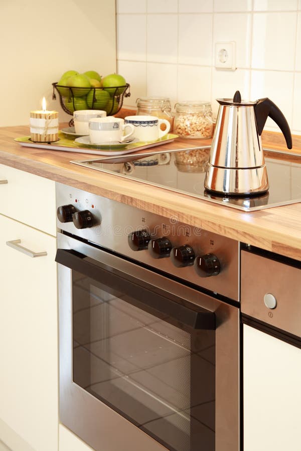 Kitchen interior in family house. Kitchen interior in family house