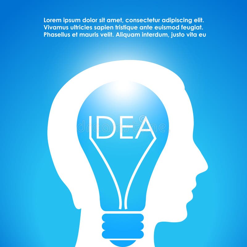 Nuova idea illustrazione di stock Nuova idea illustrazione di stock