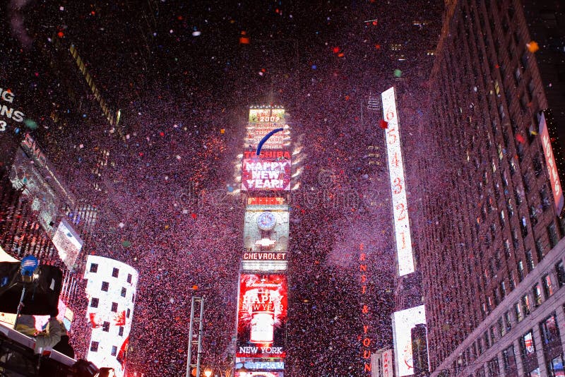 Nuovo anno del Times Square immagini stock Nuovo anno del Times Square immagini stock