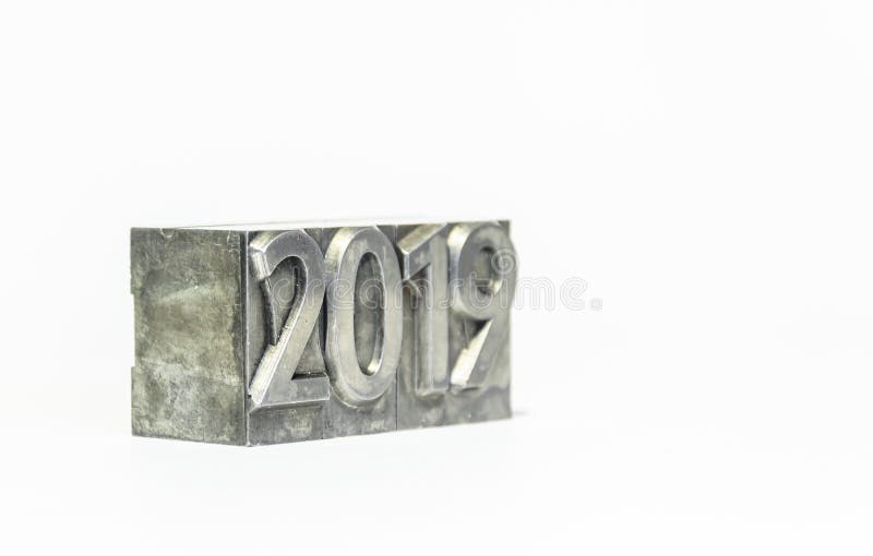 Nuovo anno 2019 su un fondo bianco fotografie stock Nuovo anno 2019 su un fondo bianco fotografie stock