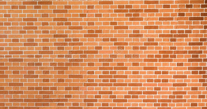 Nuovo muro di mattoni decorativo rosso-arancio e marrone ristabilito immagini stock Nuovo muro di mattoni decorativo rosso-arancio e marrone ristabilito immagini stock