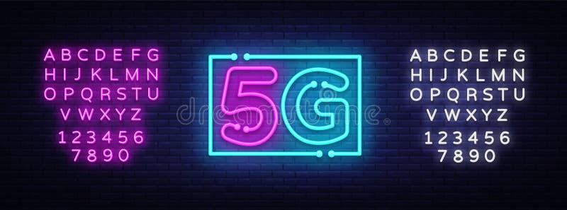 nuovo vettore senza fili dell'insegna al neon del collegamento di wifi di Internet 5G insegna al neon del modello di progettazion illustrazione vettoriale nuovo vettore senza fili dell'insegna al neon del collegamento di wifi di Internet 5G insegna al neon del modello di progettazion illustrazione vettoriale