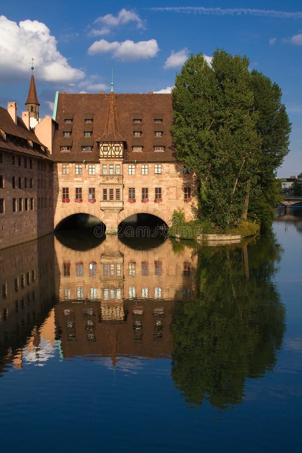 Nuremberg water reflection