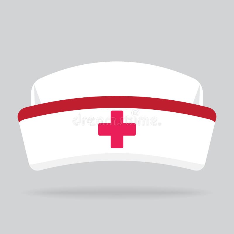 Nurse Cap Stock Illustration - Download Image Now - Nurse, Cap - Hat, Hat -  iStock
