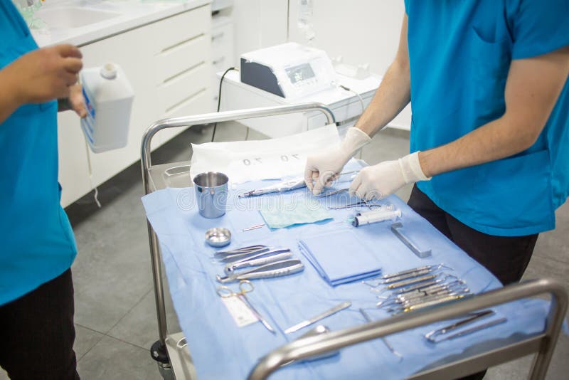 Man Hand Preparing Denture Stock Photos Free & RoyaltyFree Stock