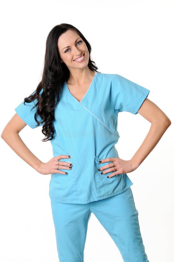 Nurse in scrubs