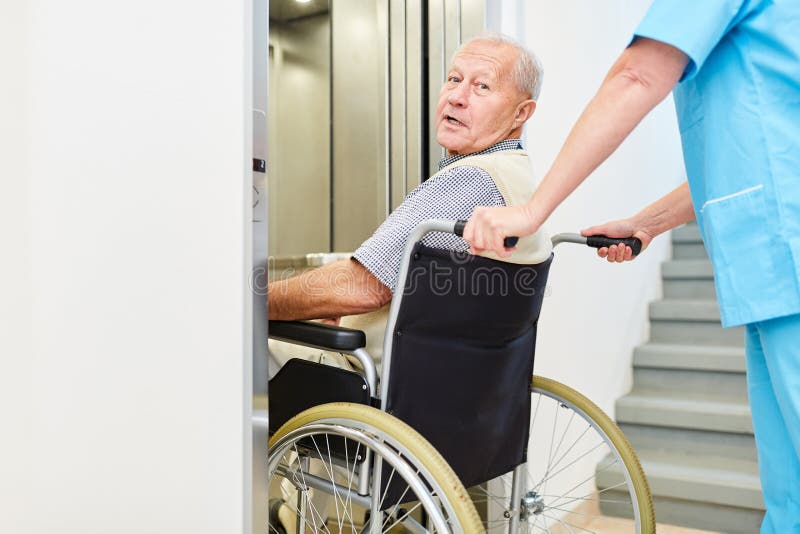 Nursing a Senior in a Wheelchair Stock Image Image of retiree