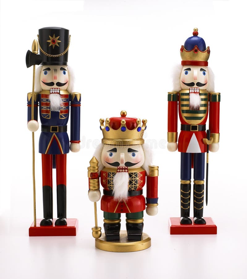 Nut cracker toys royalty free stock photos