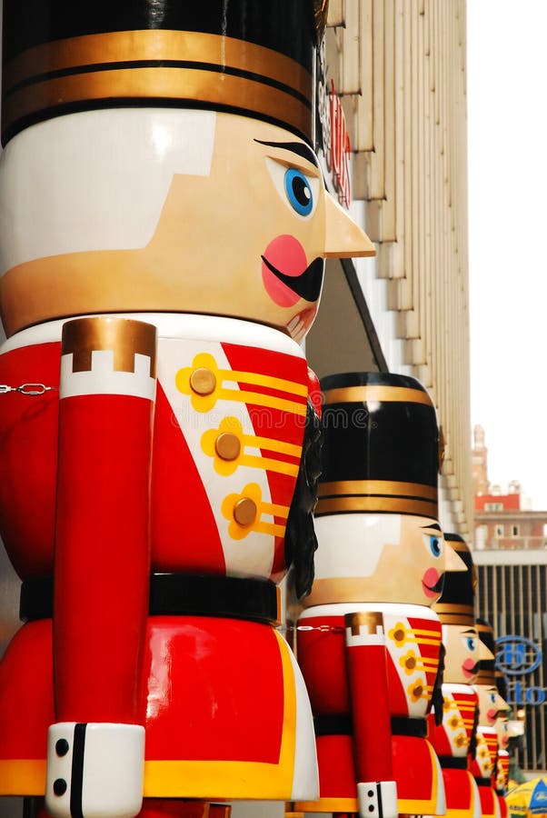 Nutcracker Along Sixth Avenue Stock Photo Image of holiday, east