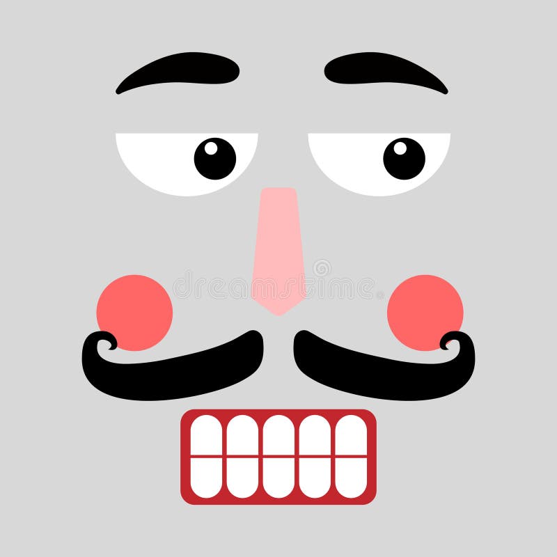 Nutcracker Face Icon Vector. Nutcracker Illustration Sign. Ballet ...