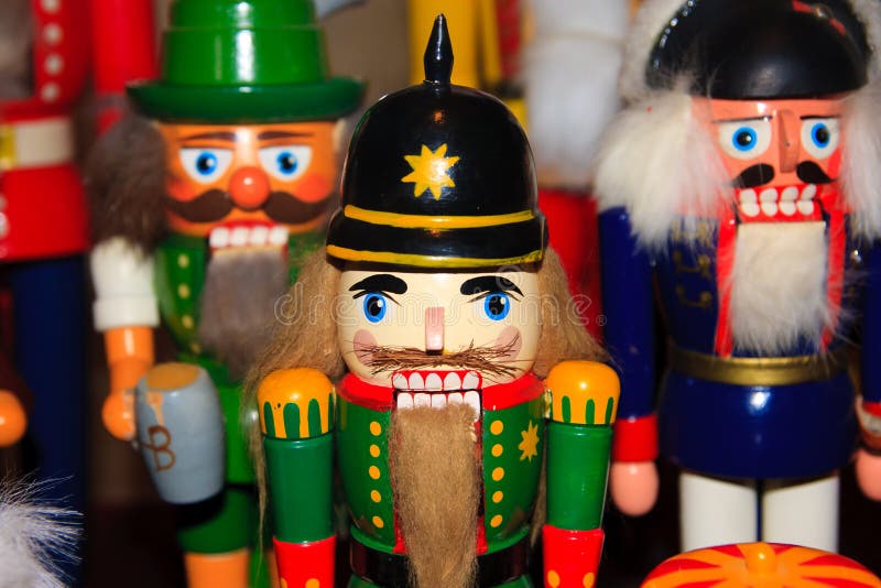 Nutcracker figures stock photography