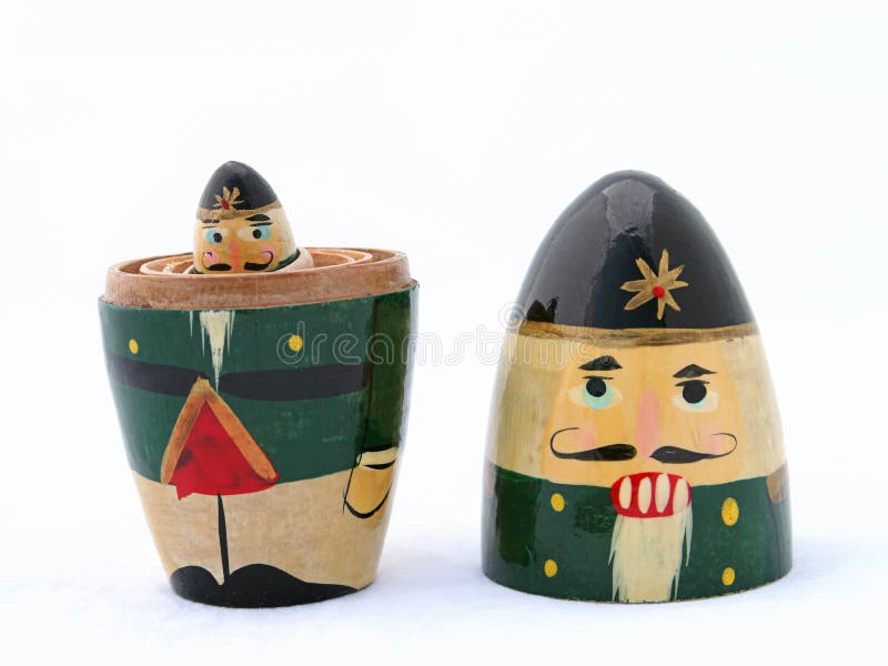 Nutcracker Mini Me royalty free stock photo