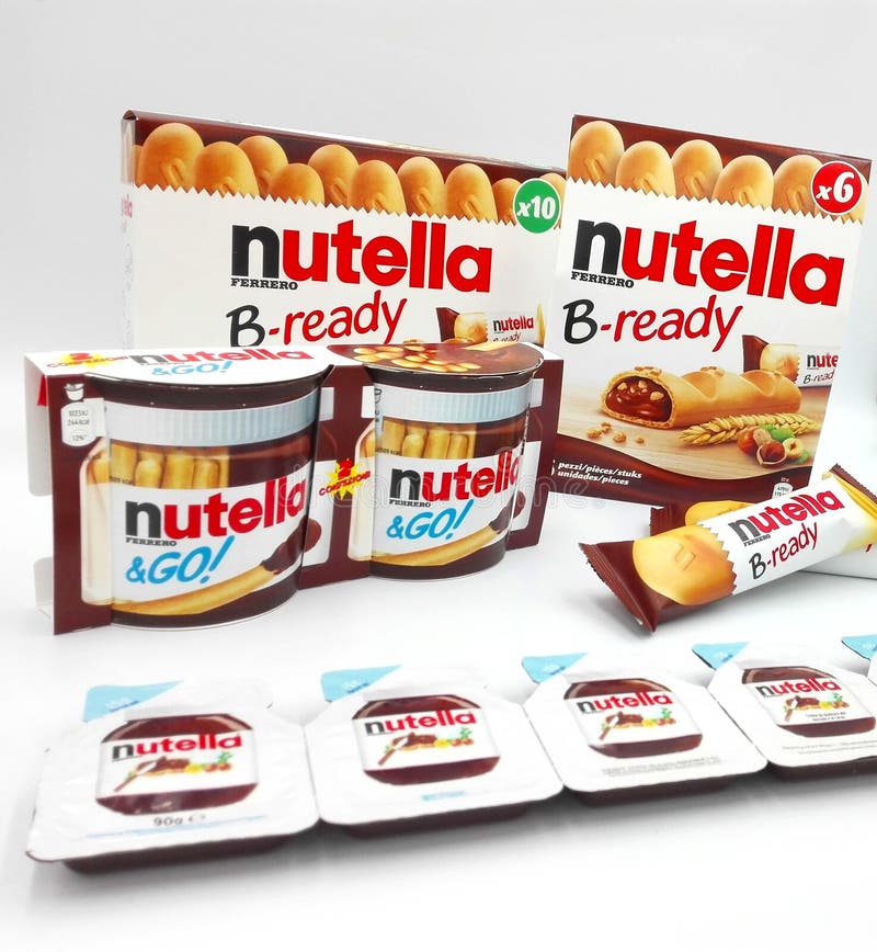 Nutella & Go Snack with EstathÃ© Drink Editorial Stock Photo - Image of  creamy, ferrero: 119348823