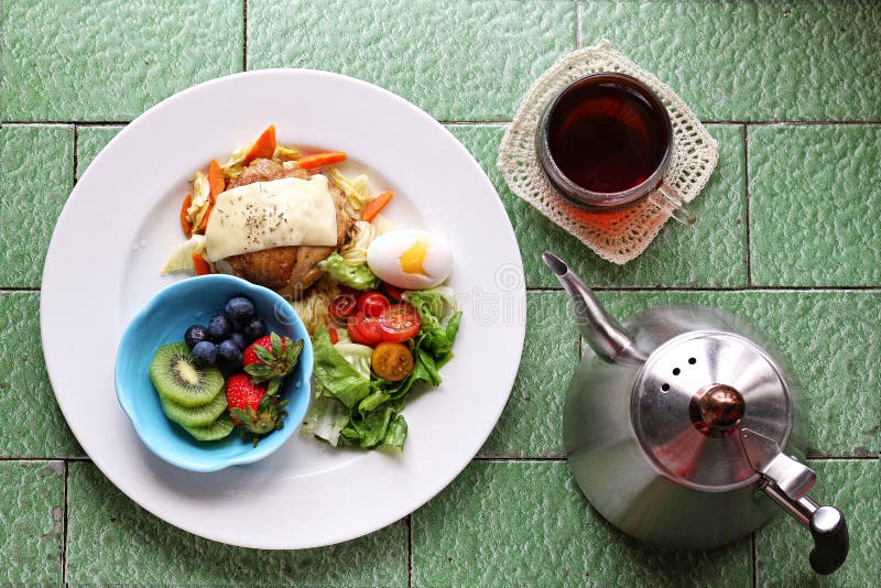 Nutrition Balanced Breakfast Meal Set royalty free stock photo Nutrition Balanced Breakfast Meal Set royalty free stock photo