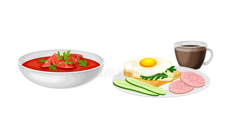 clipart soup and sandwich