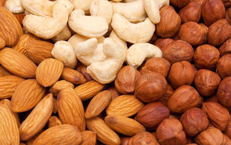 Nuts. Background. royalty free stock photo