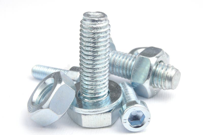 Nuts and bolts stock photo. Image of metal, work 21440920