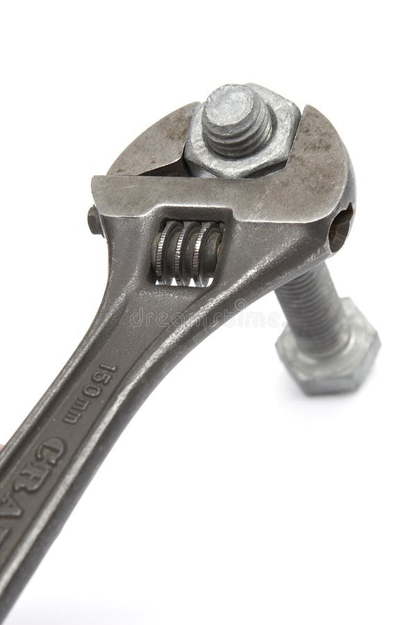 Nuts & bolts royalty free stock photography