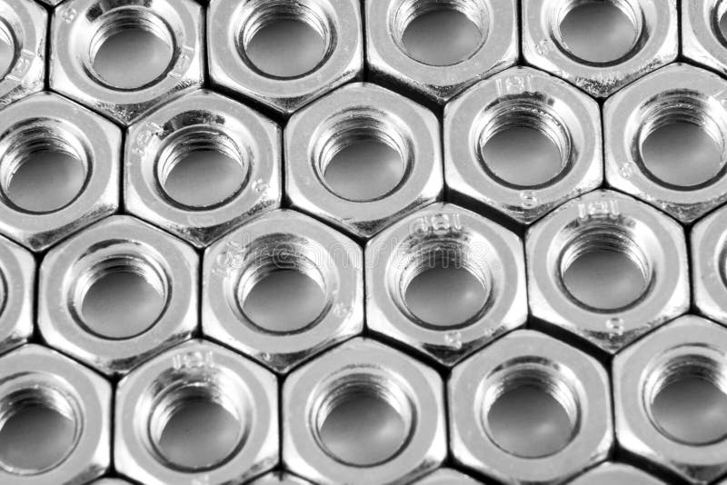 Nuts and bolts stock photo. Image of silver, tools, isolated 52143414
