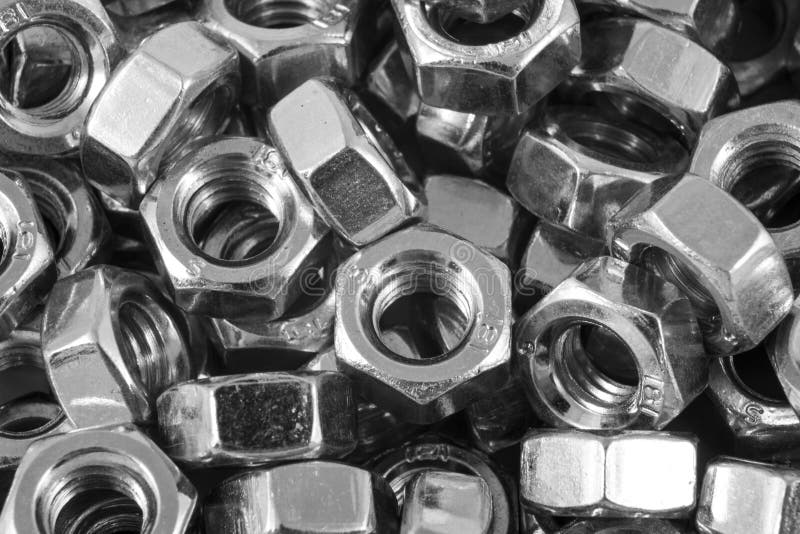 Nuts and bolts stock photo. Image of maintenance, features 52143596