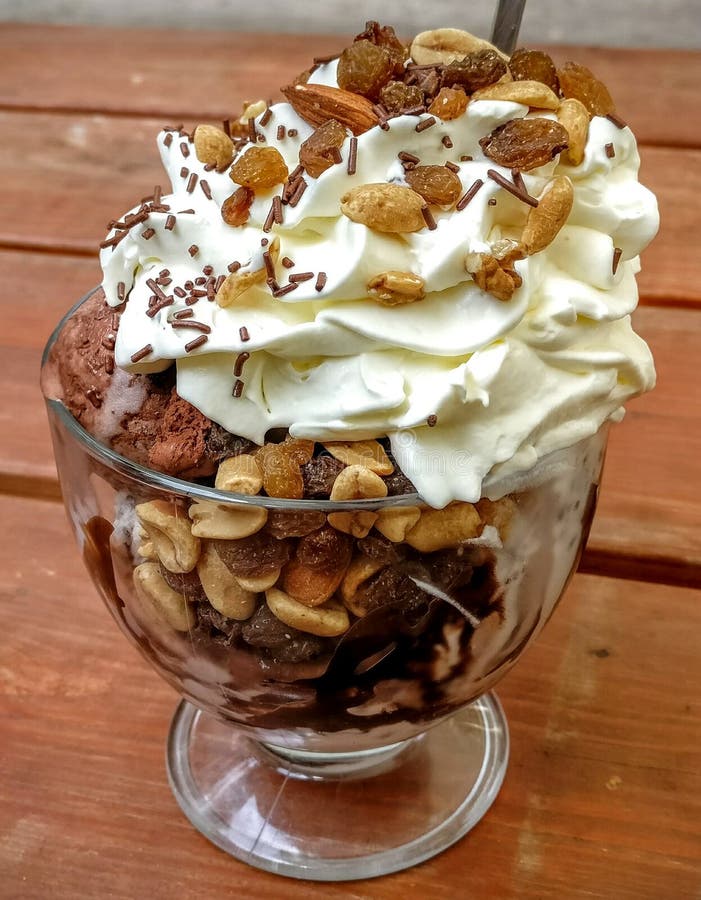 Icecream desert stock image. Image of shakes, icecreams 22383347