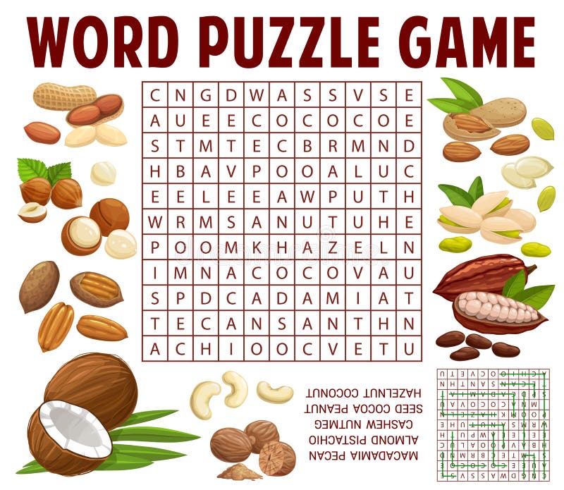 Word Search Puzzle Game Halloween Fast Food Mages Stock Illustration -  Download Image Now - Activity, Alphabet, Cake - iStock