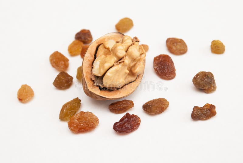 Nuts and raisins stock image. Image of food, fruits, gastronomy 81055741