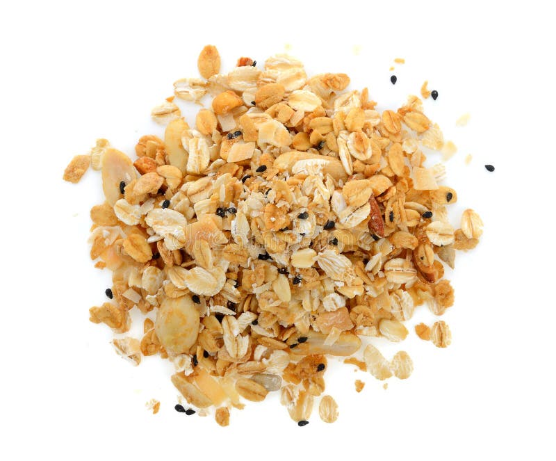 Nuts and seeds muesli stock photo. Image of natural, healthy 94121150