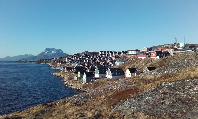 Nuuk house's sermitsiaq royalty free stock photography Nuuk house's sermitsiaq royalty free stock photography