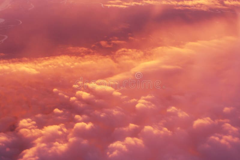 Nuvens ao pôr do sol foto de stock royalty free