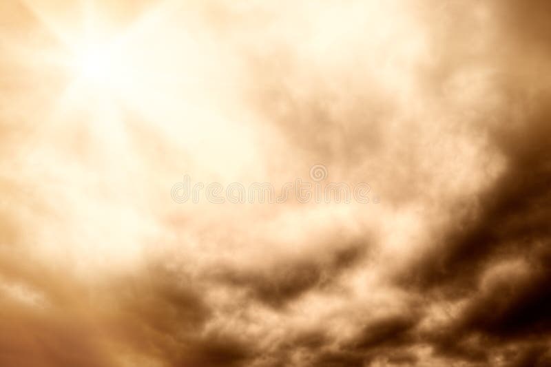 Nuvens dramáticas vermelhas imagem de stock royalty free