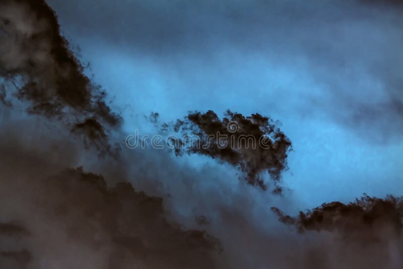 Surreal, dark clouds background. Surreal, dark clouds background.