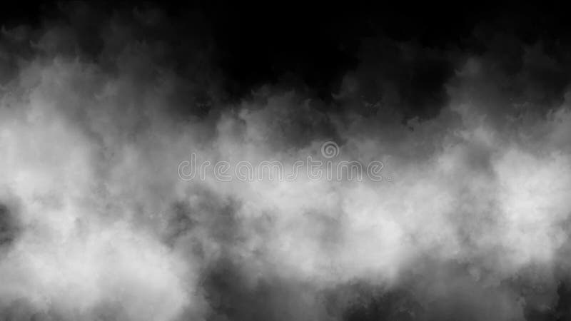 Nuvens fumo abstrato 4k ilustração do vetor