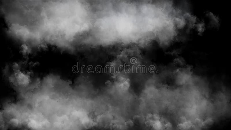 Nuvens abstrato fumo 4k ilustração do vetor