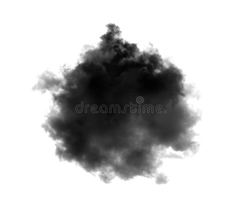 Nuvens pretas no fundo branco fotos de stock Nuvens pretas no fundo branco fotos de stock