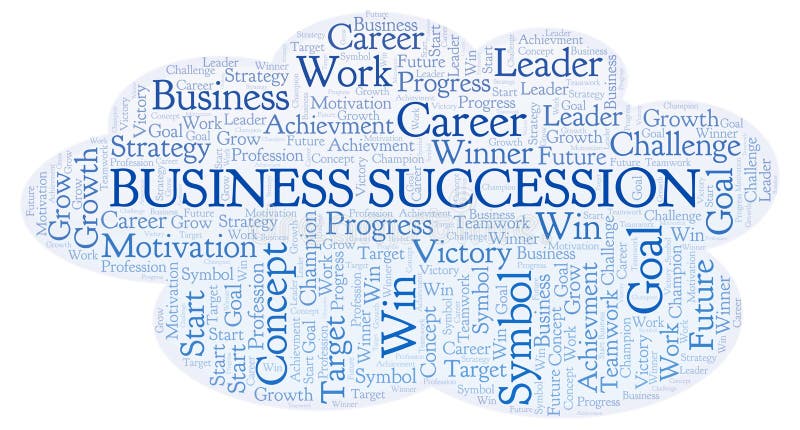 Nuvola di parola di successione di affari royalty illustrazione gratis Nuvola di parola di successione di affari royalty illustrazione gratis
