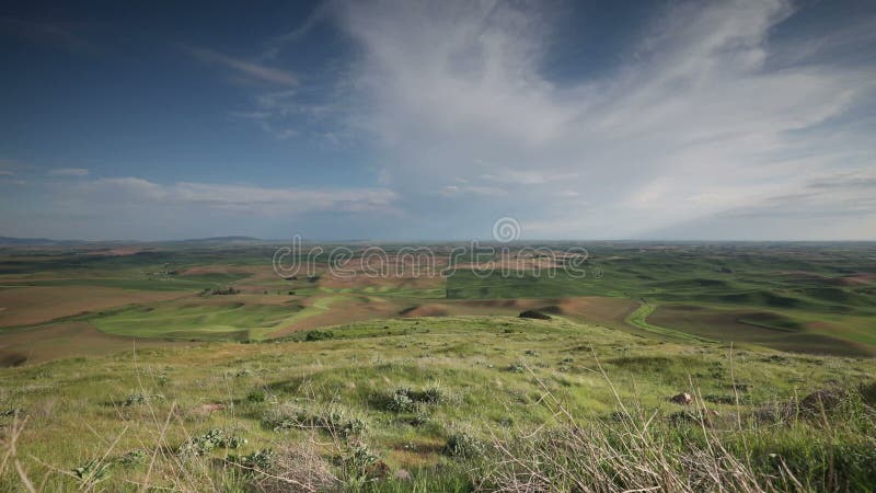 Nuvole su campi farm