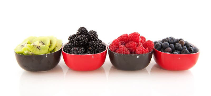 Färska sommarfrukter arkivbild