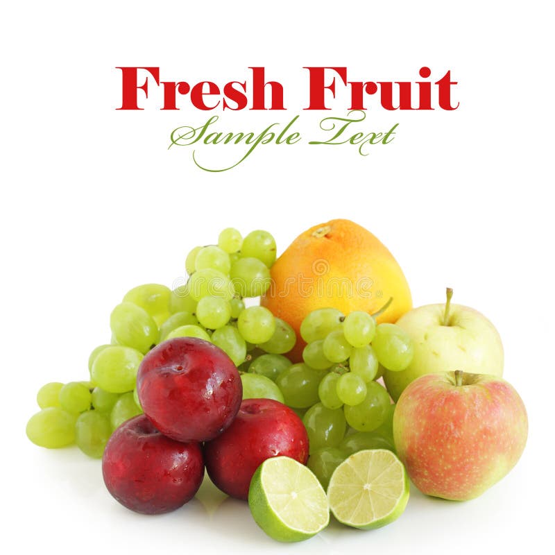 Färska sommarfrukter royaltyfria foton