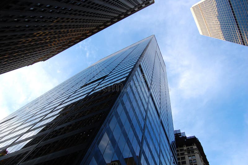 Glass Office Tower, Angled stock photo. Image of downtown - 183622