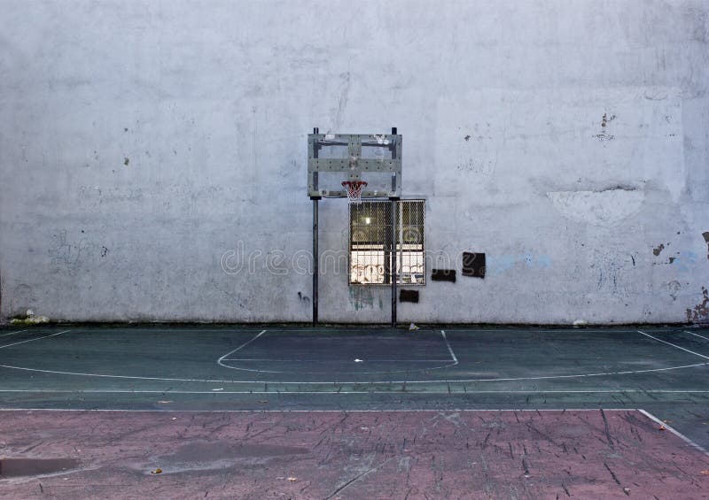 NYC Basketball Court Royalty Free Stock Image Image 27277776