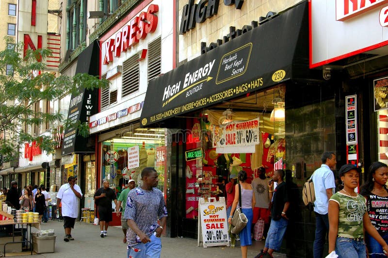 NYC: De 125ste Straat van het westen in Harlem